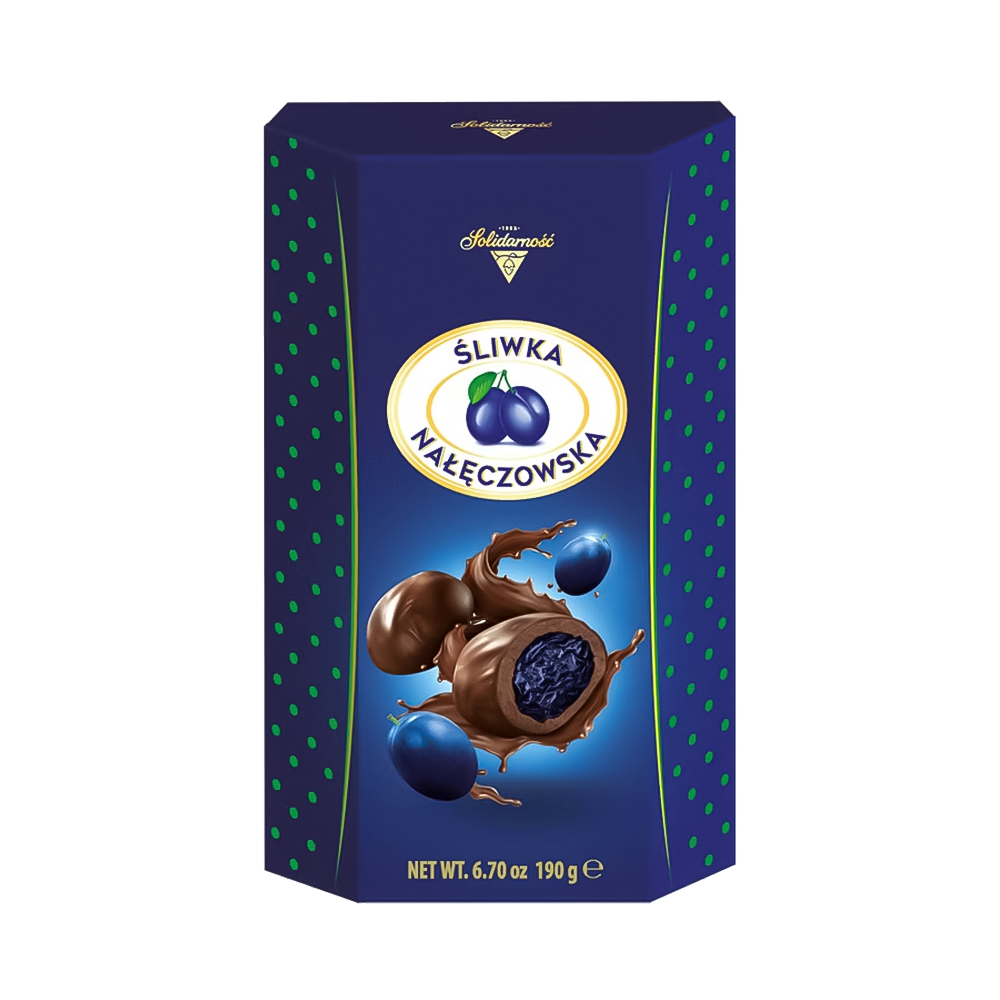 P1246722 Chocolates Solidarnosc Sliwka NaIeczowska Ciruela - 190g - Imagen 1