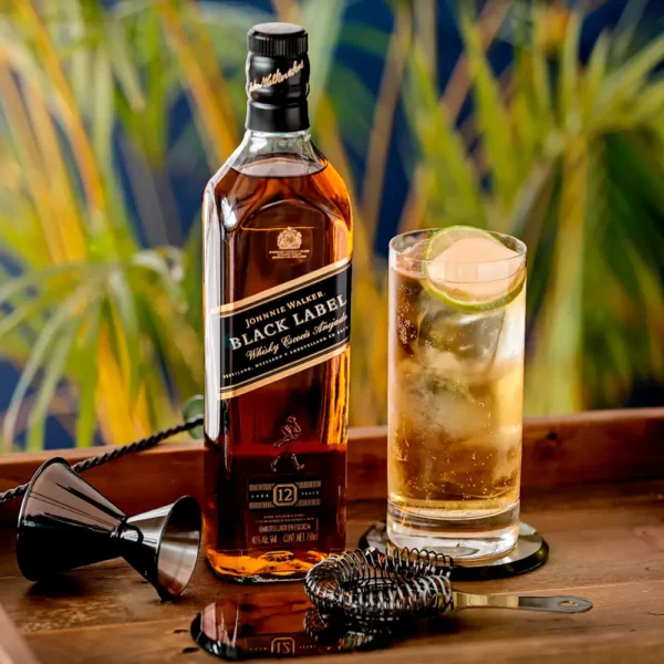 Whisky Johnnie Walker Black Label 1 Litro - Imagen 2