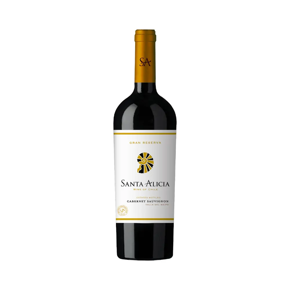 P10243.webp Vino Santa Alicia Gran Reserva Cabernet Sauvignon 750ml - Imagen 1
