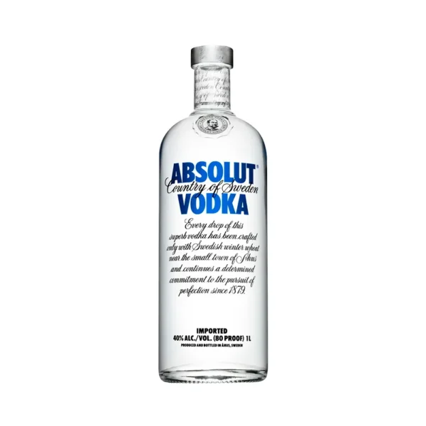 Vodka Absolut 1 Litro - Imagen 1