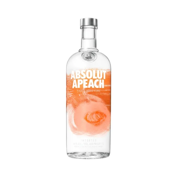 Vodka Absolut Apeach 1 Litro - Imagen 1