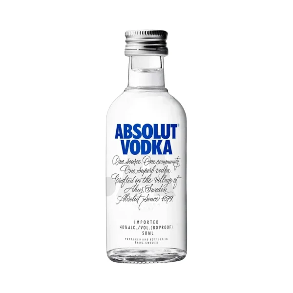 P11019.webp Vodka Absolut Miniatura 50ml - Imagen 1