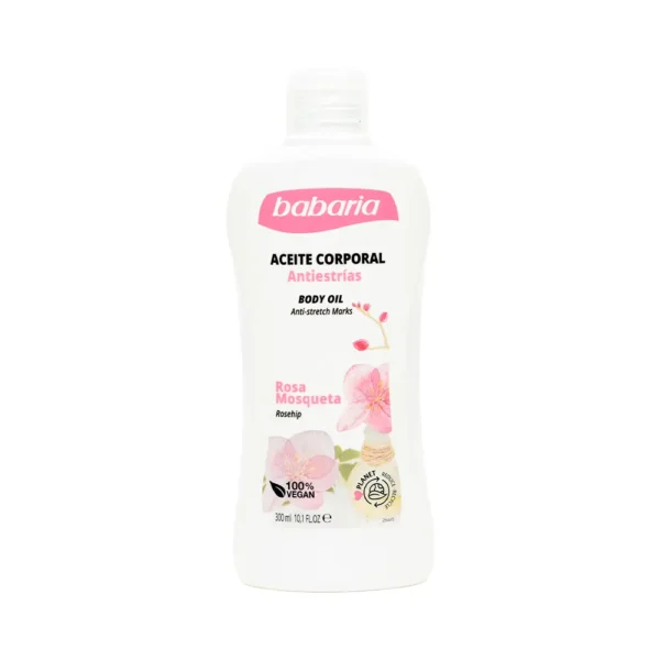 P1234549-1.webp Aceite Corporal Babaria Rosa Mosqueta 300ml - Imagen 1