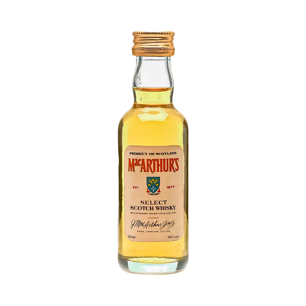 P1234634.webp Whisky Mac Arthur's Miniatura 50ml - Imagen 1