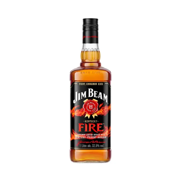 P1235200.webp Whisky Jim Beam Fire 1 Litro - Imagen 1