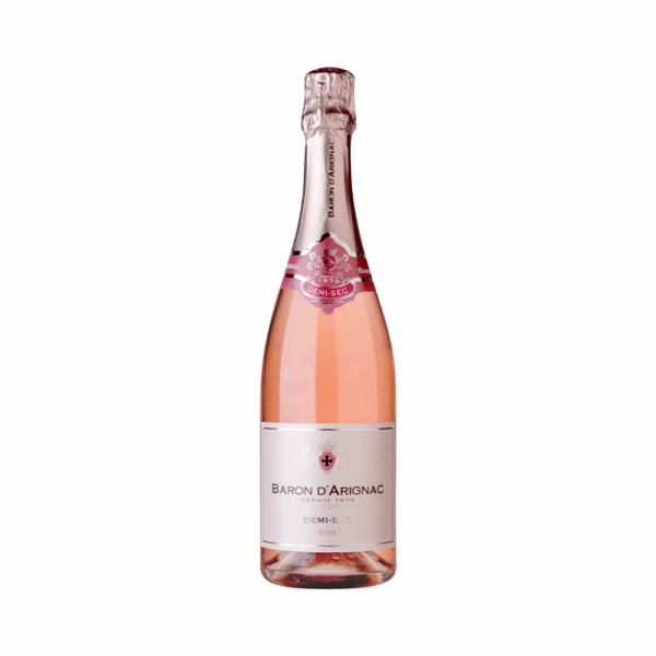 P1247339.png Espumante Baron D'Arignac Rose Demi Sec 750ml - Imagen 1