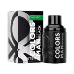Perfume Masculino Benetton Colors Man Black Intenso EDP 60ml