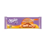 Barra de Chocolate Milka Toffee Whole Hazelnuts 300gr