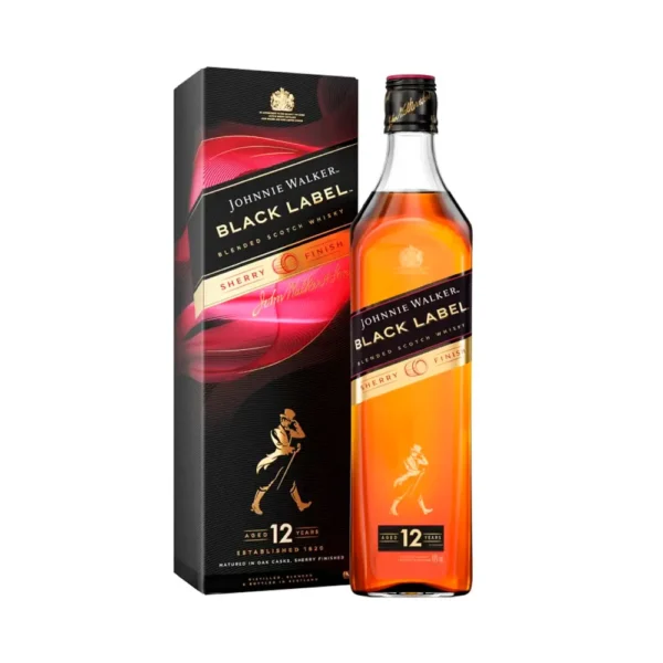 P1249384-1.webp Whisky Johnnie Walker Black Sherry Finish 12 años 1 litro - Imagen 1