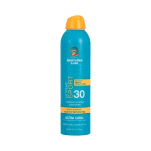 Protector Solar Australian Gold Continuo Spray Sport Ultra Chill SPF30 170g