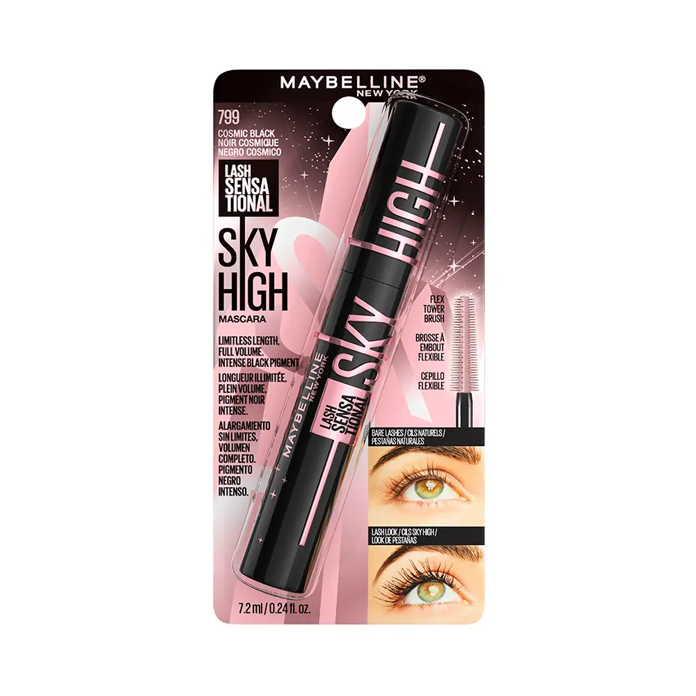 P1847051.webp Mascara de Pestañas Maybelline Lash Sensational Sky High 799 Cosmic Black - Imagen 1