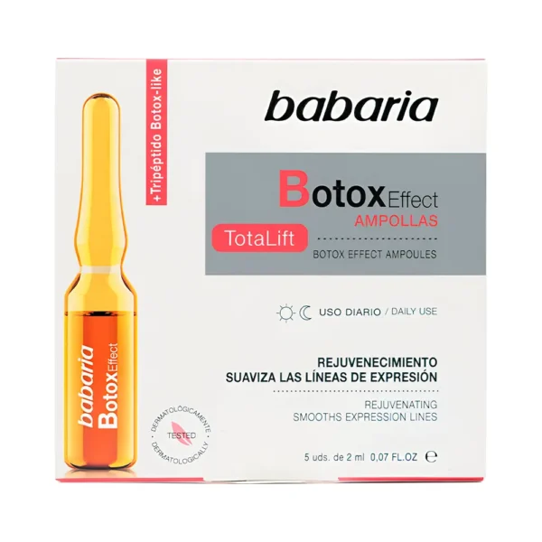 P1848319-1.webp Ampollas Facial Babaria Botox Effect 5 Unidades X 2ml - Imagen 1
