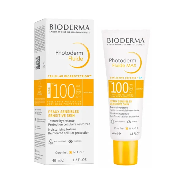 Protector Solar Facial Bioderma Photoderm Max Fluide SPF100 40ml - Imagen 1