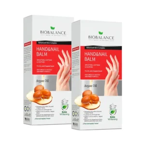 B?lsamo para Manos y U?as Bio Balance Hand & Nail Balm Argan Oil 2x1 60ml
