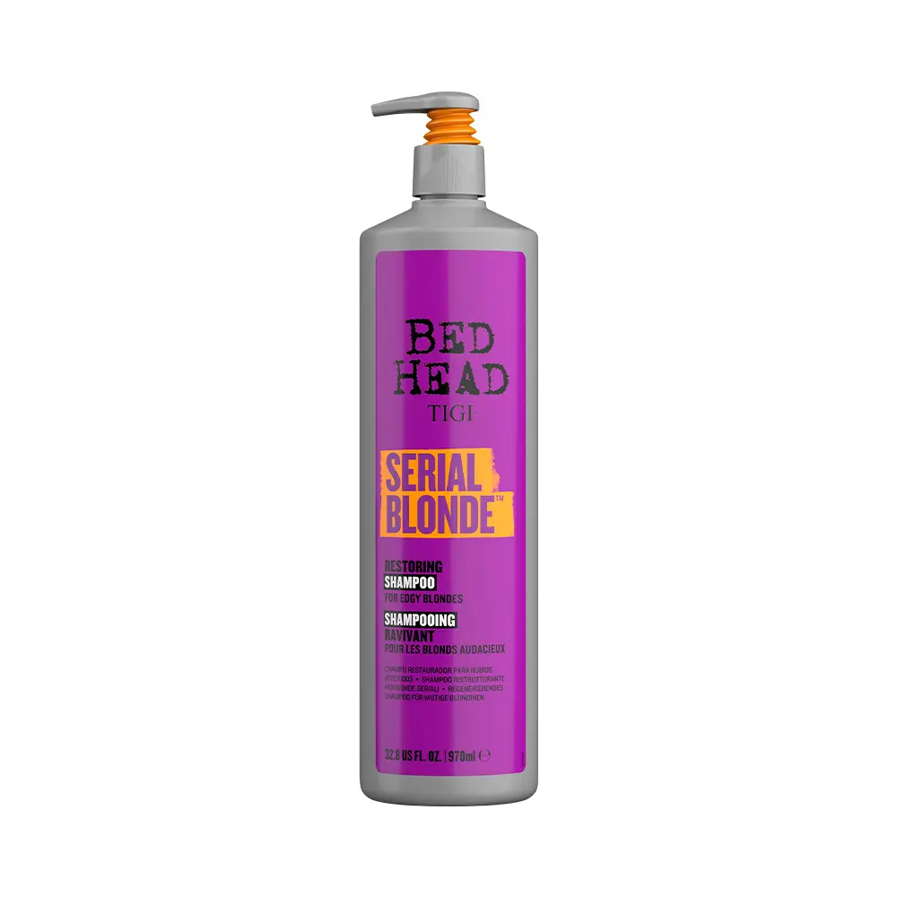 P1850534.webp Shampoo Bed Head Tigi Serial Blonde 970ml - Imagen 1