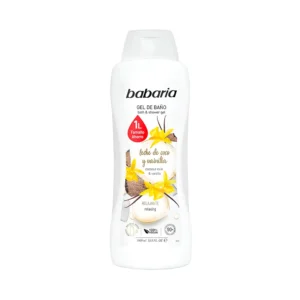 Gel de Baño Babaria Leche de Coco y Vainilla 1000ml