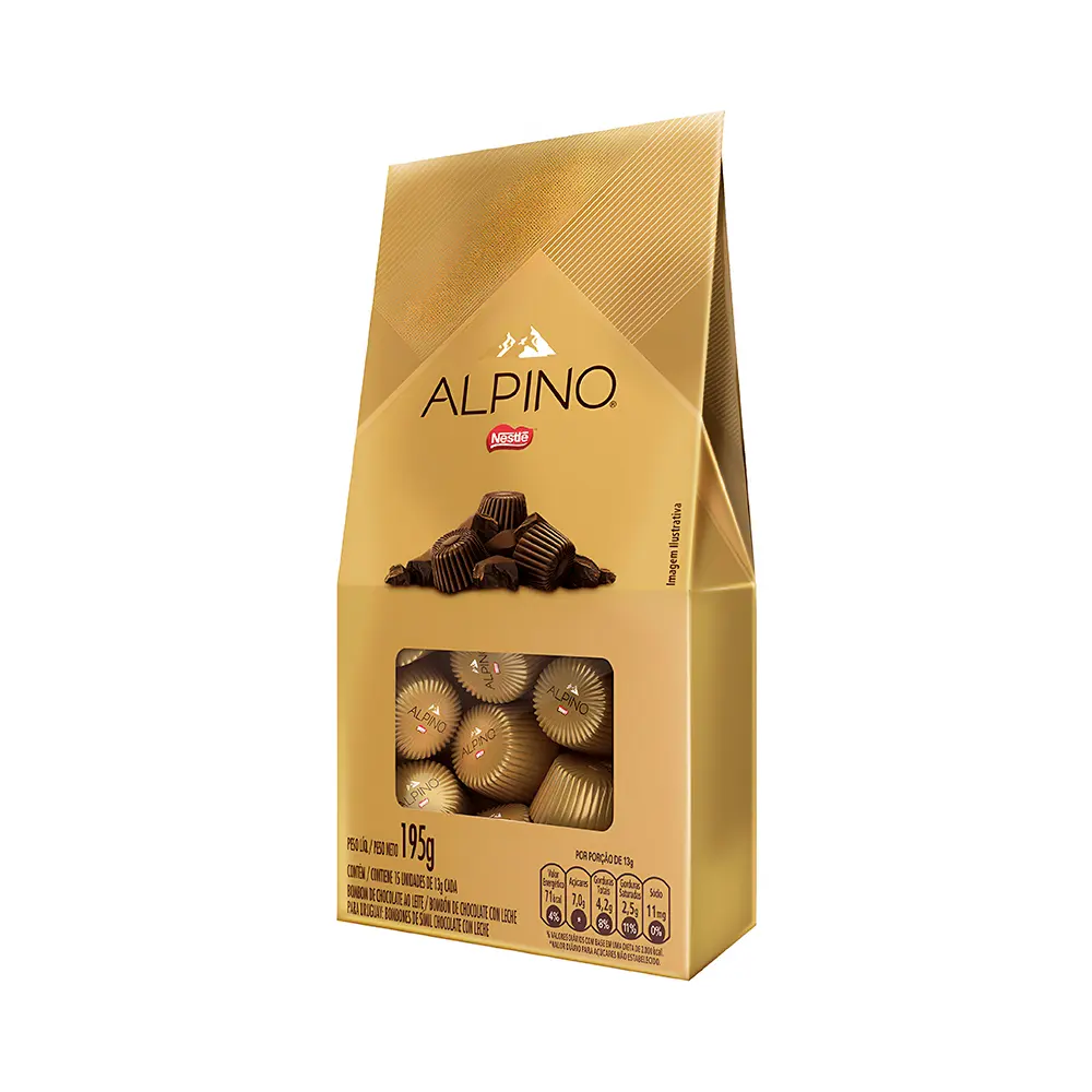 P1851457.webp Chocolate Alpino Nestle Bolsa 195gr - Imagen 1