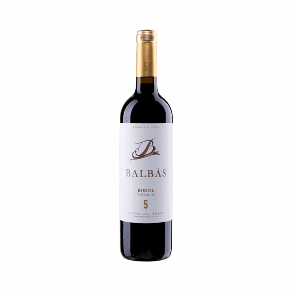P1852241.png Vino Balbas 5 Barrica Tempranillo 750ml - Imagen 1