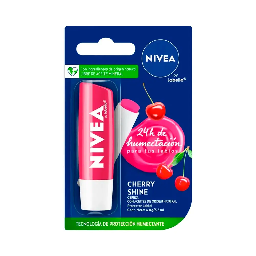 P20331.webp Protector Labial Nivea Cherry Chine 4,8gr - Imagen 1