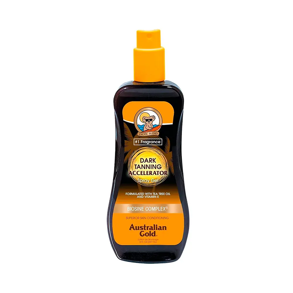 P23015.webp Bronceador Australian Gold Dark Tanning Accelerator Spray Gel 237ml - Imagen 1