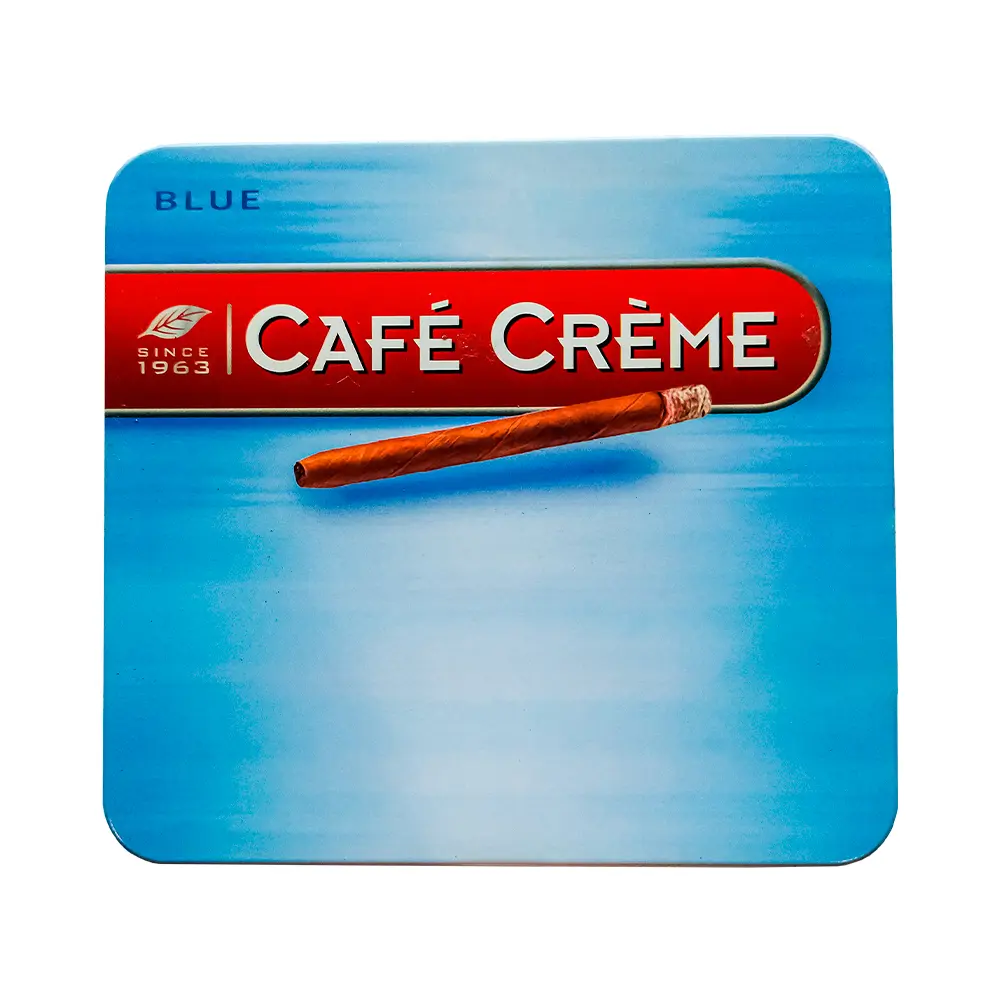 P24408.webp Cigarro Cafe Creme Blue Lata 10 Unidades - Imagen 1