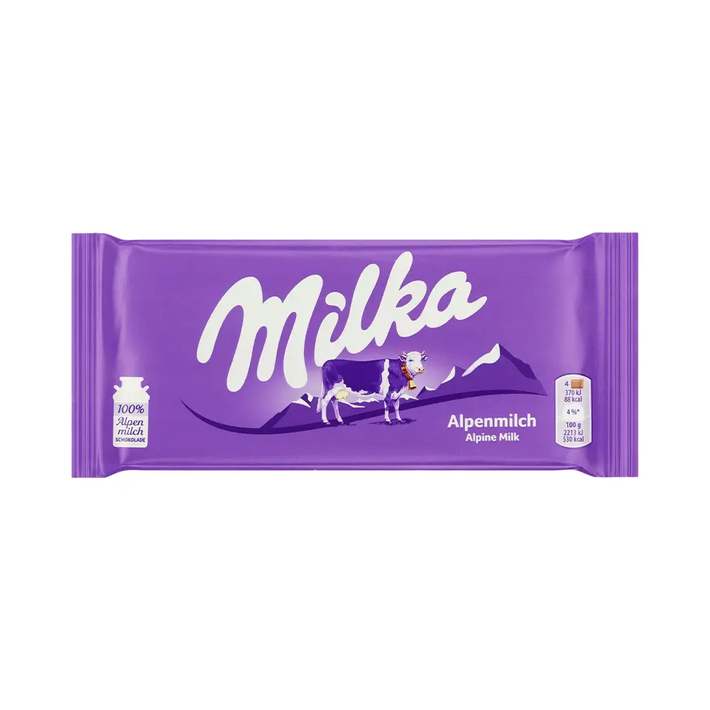 P35639.webp Tableta de Chocolate Milka Alpine Milk 100gr - Imagen 1