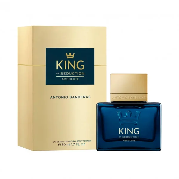 Perfume Masculino Antonio Banderas King Of Seduction Absolute 50ml EDT - Imagen 1