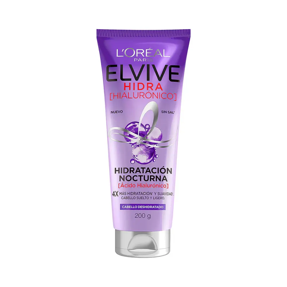 P8979107.webp Tratamiento Capilar Hidratacion Nocturna Hidra Hialuronico Elvive 200gr - Imagen 1