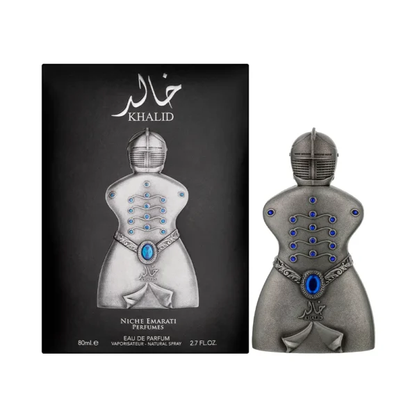 Perfume Lattafa Khalid Niche Emarati EDP 80ml - Masculino - Imagen 1