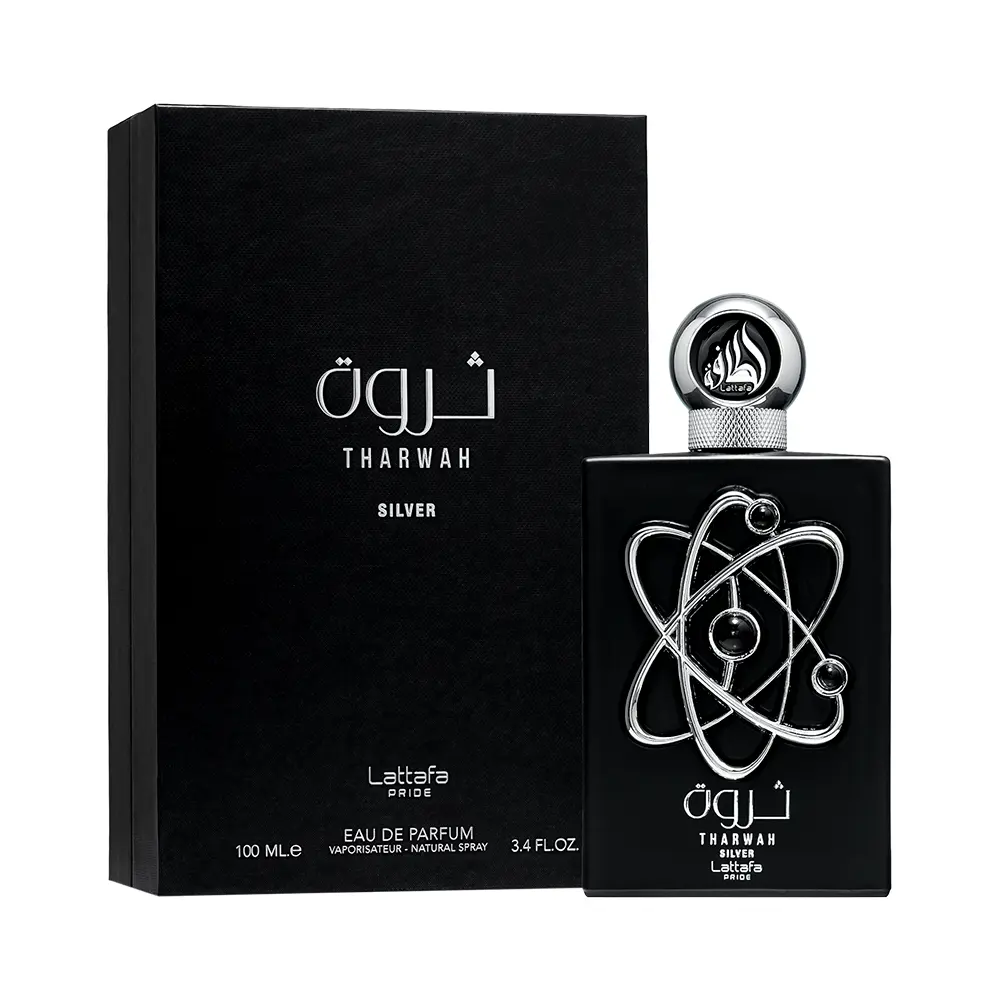 P8983945.webp Perfume Lattafa Tharwah Silver EDP 100ml - Masculino - Imagen 1