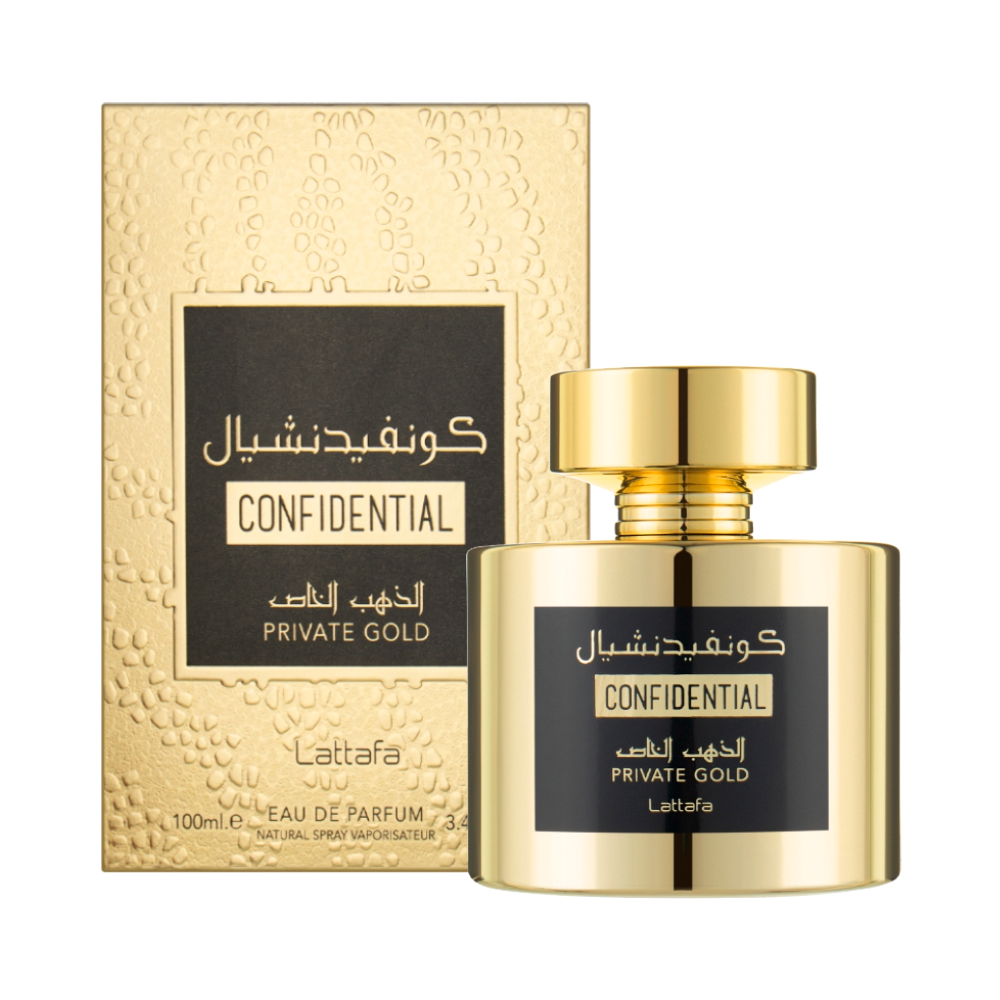 P8984844.png Perfume Lattafa Confidential Private Gold EDP - Unisex - Imagen 1