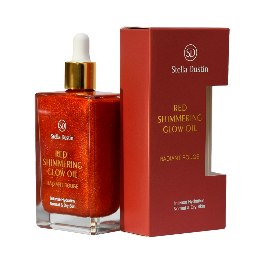 P8985375 Aceite Corporal Stella Dustin Red Shimmering Glow Oil - Imagen 1