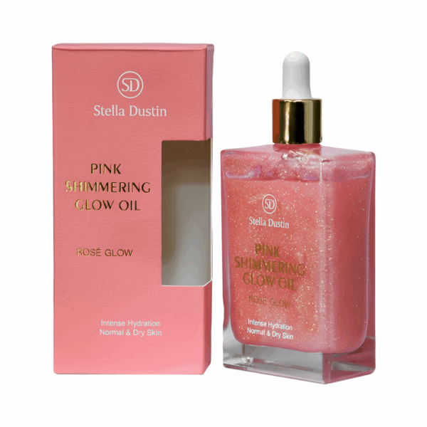 Aceite Corporal Stella Dustin Rosé Shimmering Glow Oil - Imagen 1