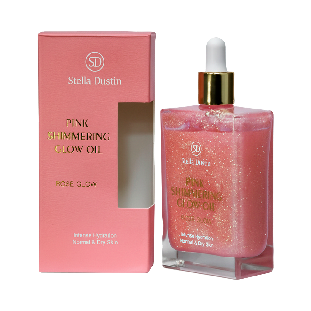 P8985376 Aceite Corporal Stella Dustin Rosé Shimmering Glow Oil - Imagen 1