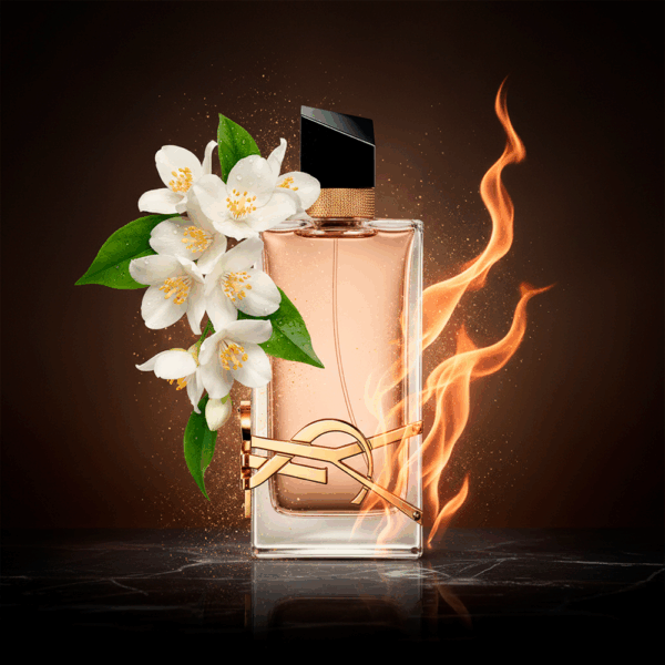 Perfume Yves Saint Laurent Libre Flowers & Flames EDP Florale 90ml - Imagen 2