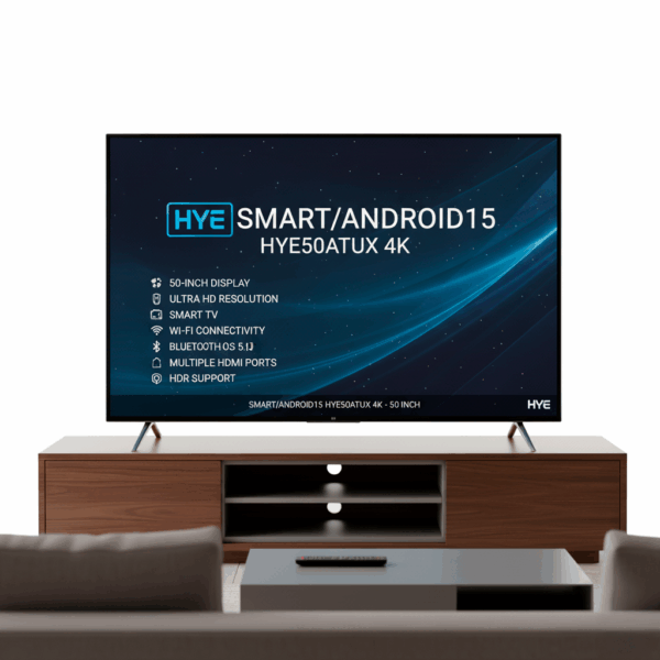 Smart TV LED HYE 50" HYE50ATUX 4K Ultra HD - Imagen 2
