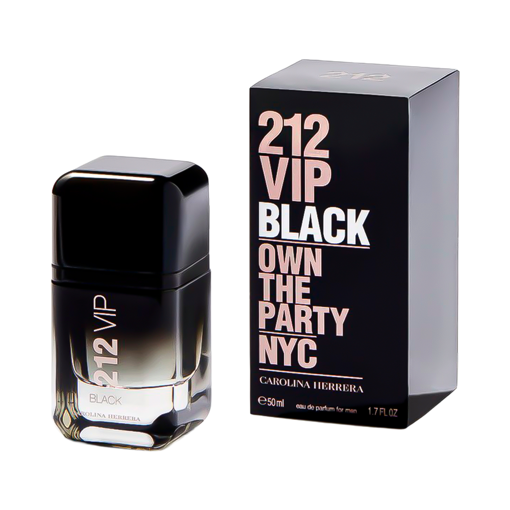 P1234489 Perfume Carolina Herrera 212 VIP Black EDP 50ml - Masculino - Imagen 1