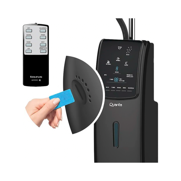 Ventilador con Humidificador Quanta Antimosquitos QTVUAM1 220V - Imagen 3