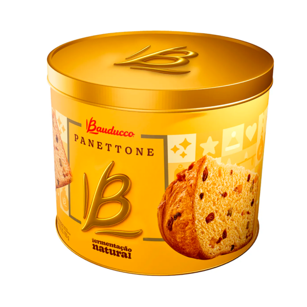Panettone Bauducco con Frutas Lata 750g - Imagen 2