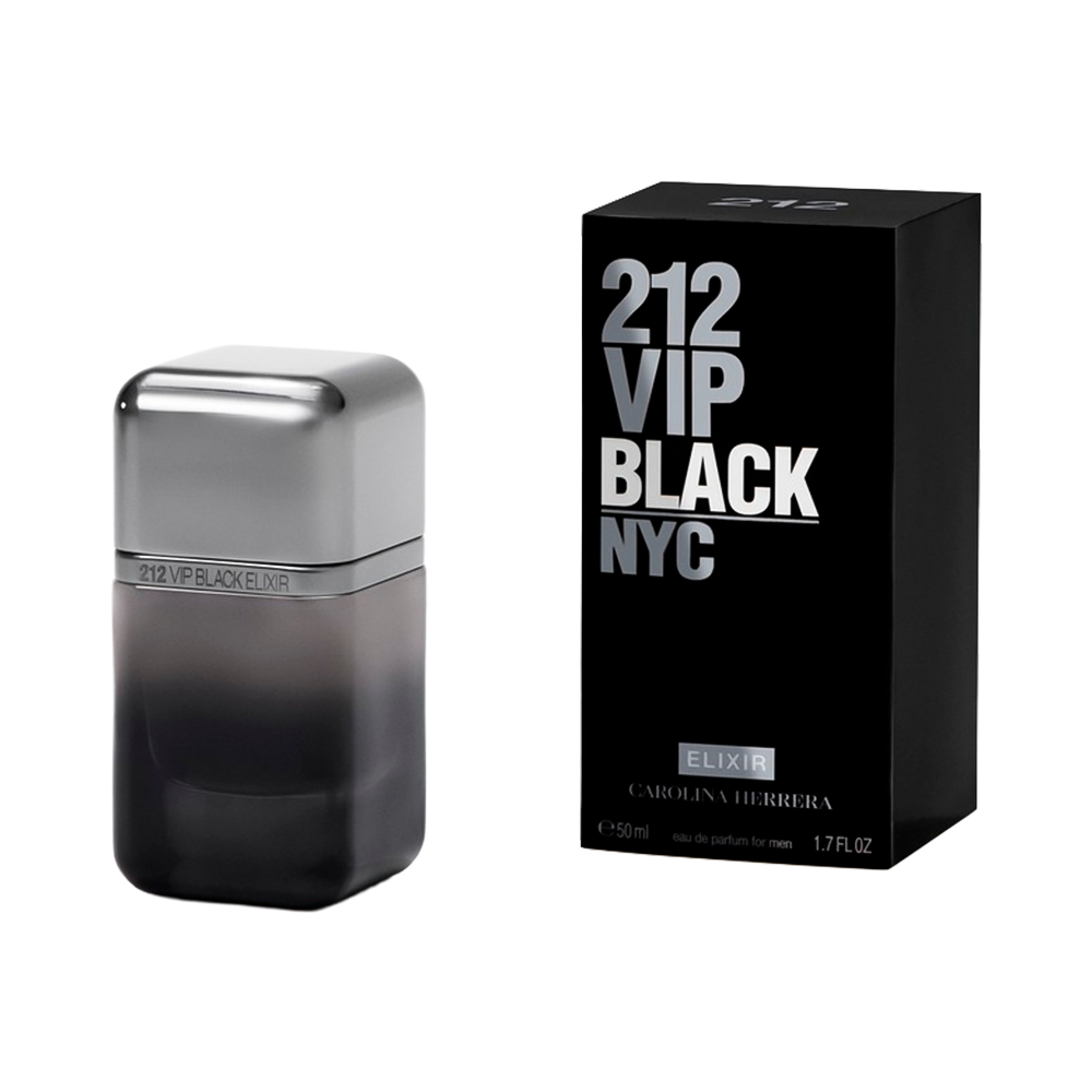 P8984511 Perfume Carolina Herrera Vip Black Elixir EDP 50ml - Masculino - Imagen 1