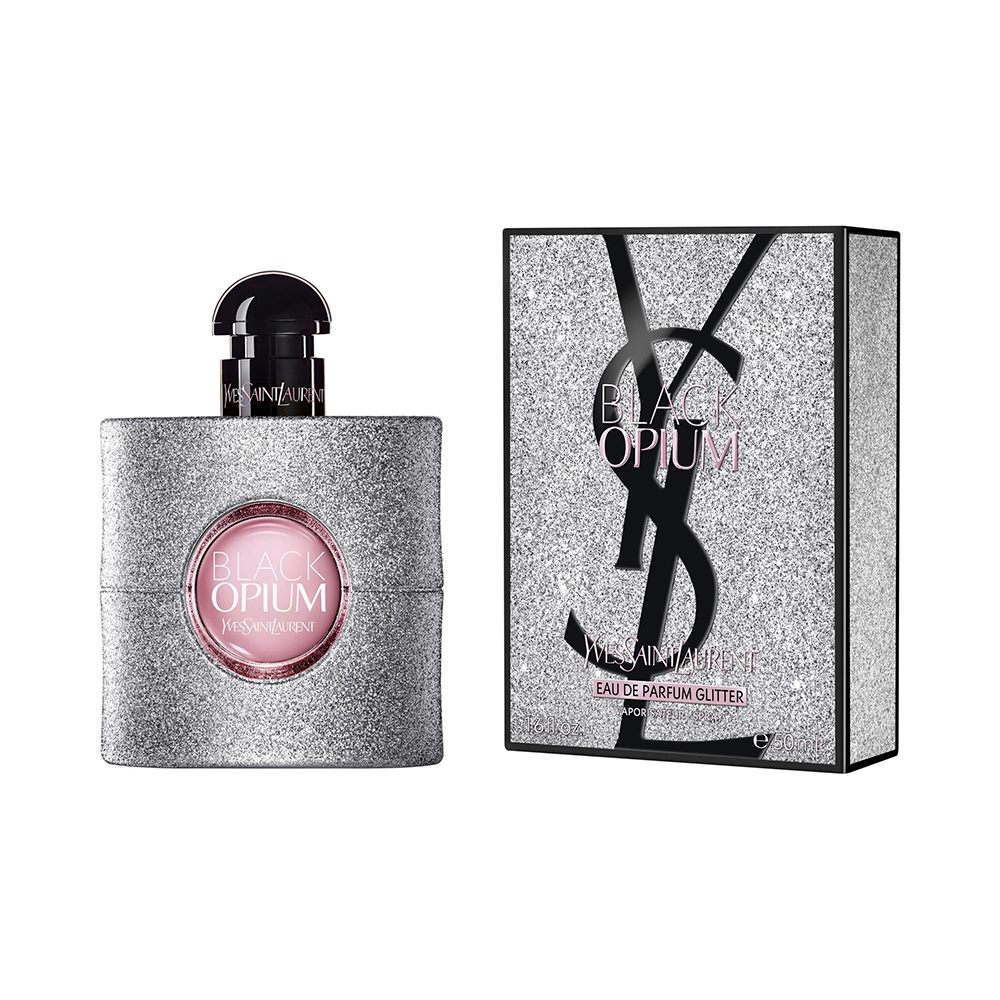 P8985532-4 Perfume Yves Saint Laurent Black Opium Glitter EDP 50ml - Femenino - Imagen 1