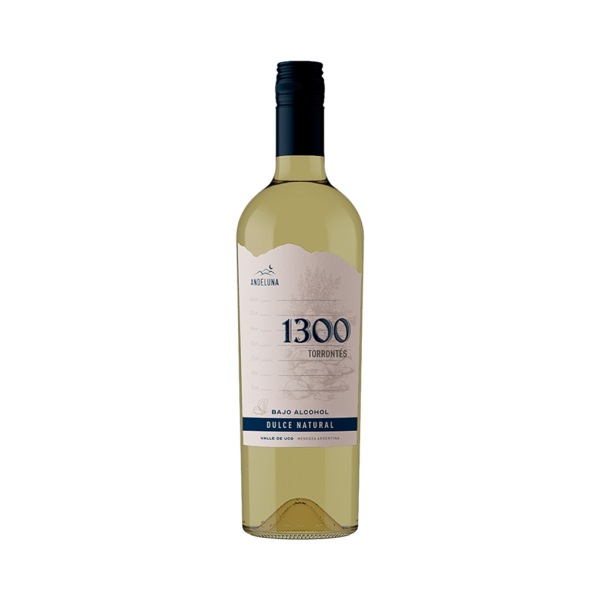 Vino Andeluna 1300 Torrontés Dulce Natural 750ml - Imagen 1