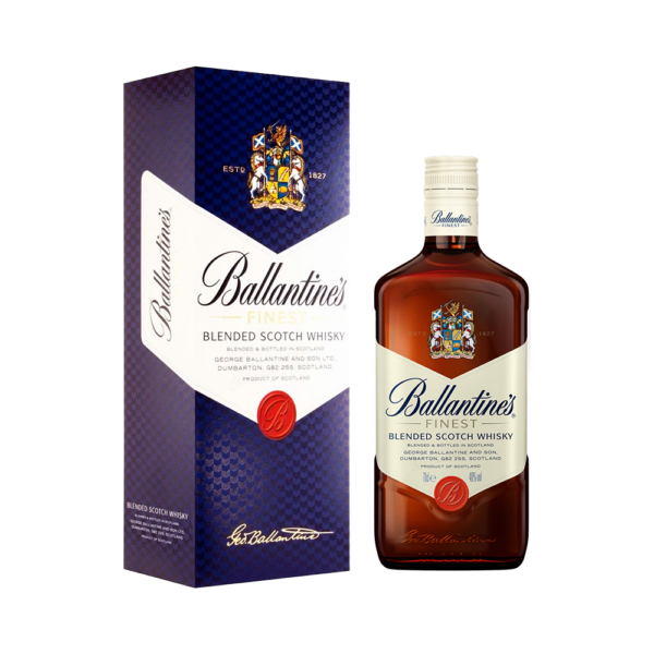 P10018 Whisky Ballantine's Finest 8 años 1 Litro con Caja - Imagen 1
