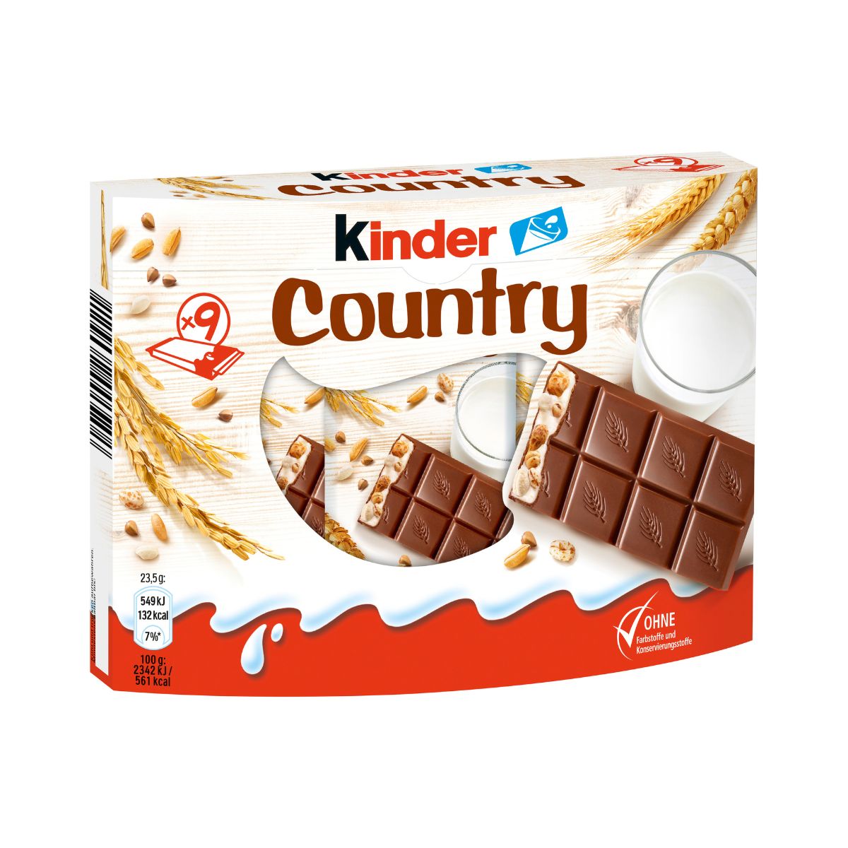 P1235540 Chocolate Kinder Country 23.5g - Imagen 1