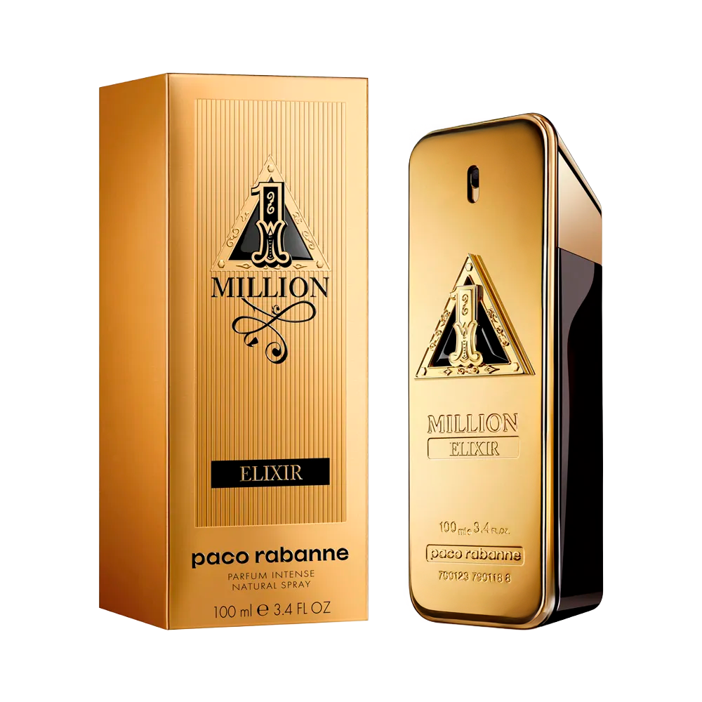 P1249072 Perfume Paco Rabanne 1 Million Elixir Parfum Intense 100ml - Masculino - Imagen 1
