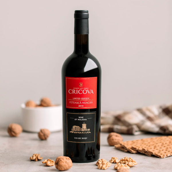 Vino Tinto Cricova Fetească Neagră - 750ml - Imagen 2