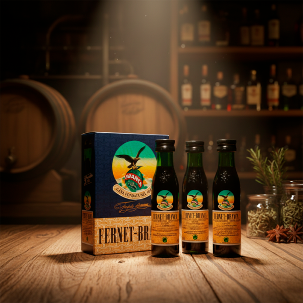 Licor Miniatura Fernet Branca Pack 3 x 20ml - Imagen 2