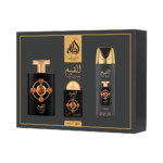 Kit Lattafa Pride Al Qiam Gold EDP 100ml + Deo 200ml + 20ml