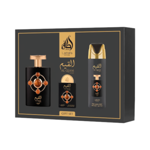 Kit Lattafa Pride Al Qiam Gold EDP 100ml + Deo 200ml + 20ml