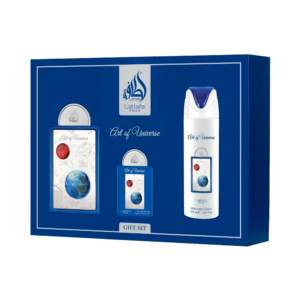 Kit Lattafa Pride Art of Universe EDP 100ml + Deo 200ml + 20ml